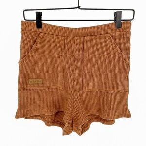 Set Active Waffle Knit Lounge Pocket Shorts